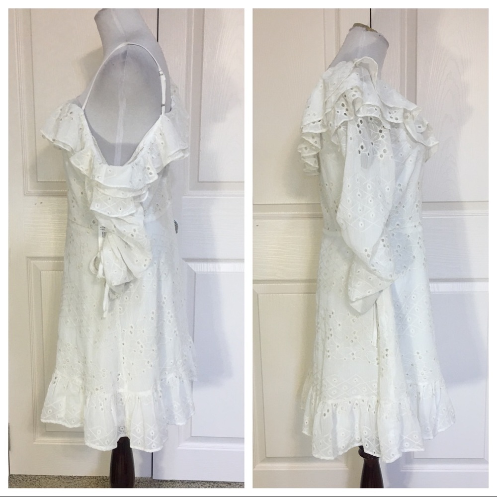 NWT! ASTR WHITNEY RUFFLE DRESS - Picture 4 of 12